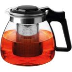 Isıya Dayanıklı Cam Demlik, Süzgeçli Çaydanlık, Filtreli Çay Demleme Çiçek Çayı ve Bitki Çayı İçin (900ML)