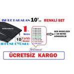Isıyla Daralan Makaron Kablo Seti Kablo Tamir 10 Lu Renkli Set