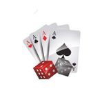 Iskambil Kağıdı Kare As Zar Sticker 17CM