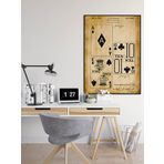 İskambil Kağıdı Patent Vintage Poster 60x90cm.
