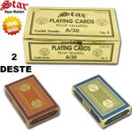 Iskambil Kağıdı Star Oyun 2 Li Set Gold Oyun Kağıdı