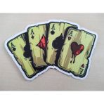 Iskambıl Kagıdı Stıcker 11X8cm (Full As Stıcker) Iskambıl Kagıdı Etıketı, Iskambıl Kagıdı Cıkartması