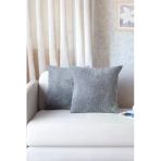 İskandinav Bohem 2'Li Kırlent Kılıfı Modern Dekoratif Salon Koltuk Yastık Kılıfı 50X50 Cm Teddy Puffy Gri