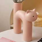İskandinav Kedi Vazo, Pembe
