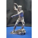 Iskandinav Mitolojisi Thor Heykel Biblo – Savaşçı Ruhun Simgesi Dekoratif Aksesuar (27 Cm) - Gümüş