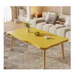 İskandinav Tarzı Küçük Sehpa, Oturma Odası için Kolay Montajlı Orta Yüzyıl Modern Tasarım (80 cm x 39,9 cm)