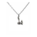 İskandinav Viking Balta Figürlü Kolye – 60 Cm Zincirli Unisex Gotik Ve Mitolojik Aksesuar