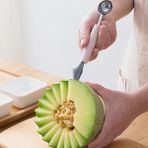 Iskandinav Yeşil Mutfak Aksesuarları Çift Kafalı Paslanmaz Çelik Oyma Bıçağı Meyve Karpuz Dondurma Balye Kepçe Yığınları Kaşık Ev Gadget'lar (Yurt Dışından) - Ice Cream Scoops & Stacks - Renkli