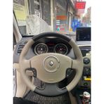 İskender Oto Aksesuar Renault Megane 2-Kangoo-Scenic 2 bej karbon desen bej dikiş direksiyon kılıfı