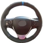 İskender Oto Aksesuar Toyota Corolla-Rav4-Auris 2015 Uyumlu Dakota Deri Desen Direksiyon Kılıfı - Siyah