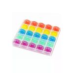 İşkur Makina Fdm | Ev Tipi Aile Dikiş Makinesi | Plastik | Geniş | Masura | Renkli | 25 Adet | Kutulu | 5 Değişik Nocolor-8D62d080