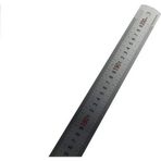 İşkur Makina Metal Paslanmaz Çelik Cetvel Metre 200Cm