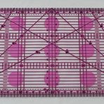 İşkur makina Plastik Pembe 30x15 Cm Terzi Modelist Okul Patcwork Kesim Cetvel