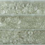İşkur Makina Plastik Şeffaf Çıt Çıt Düğme 100 Set 12,5 mm