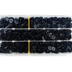 İşkur Makina Plastik Siyah Çıt Çıt Düğme 12,5 mm 200 Set