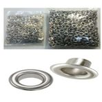 İşkur Makine Branda Kenarı 24 No Metal Pullu Kuş Gözü Kapsülü (1000 Takım)