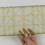 İSKUR Plastik Şeffaf 30x15 Cm Terzi Modelist Okul Patcwork Kesim Cetvel
