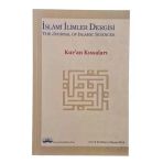 İslam İlimleri Dergisi Cilt: 9 Yıl: 9 Sayı: 1 Bahar 2014 - The Journal Of İslamic Sciences (Kur'an Kıssaları) (İkinci El)