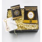 İslami Hediye Seti (Cep Boy Kur'an-ı Kerim & Hediyelik Yasin & Namaz Tespihi & Nazar Boncuklu Anahtarlık) Vega50484
