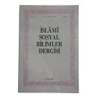 İslami Sosyal Bilimler Dergisi Cilt: 1 Yıl: 1993 Sayı: 1 (İkinci El)