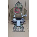 islandtoys Çift Kapılı 30x23x37(yükseklik) Çekmeceli Muhabbet Kuşu Kafesi Kuş Kafesi