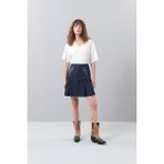 Işleme Detaylı Denim Etek Lacivert K2515036_015 - 38