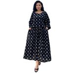 İşlemeli Müslin Salaş Bluz Ve Kloş Etek Takımı (İŞLEMELİ 2'Lİ TAKIM) (Siyah, L-XL)
