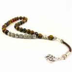 Isme Kişiye Özel Kazaz Püskül Kaplangözü Doğal Taş Tesbih