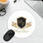 Isme Özel Çerçeve Tasarım Oval Mousepad