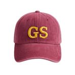 İsme Özel Nakışlı Bordo Vintage Stil Eskitme Kumaş Ayarlanabilir Unisex Beyzbol Şapkası