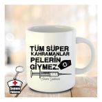 İsme Ve Hemşireler Gününe Özel Kupa Bardak Ve Anahtarlık - 1
