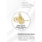 Isme/kişiye Özel Sünnet,düğün,bebek,doğum Günü Etiketi (Sticker) - 4 cm 48 Adet - Çok Renkli