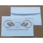 Isminize Özel 60 Adet Düğün Nişan Kına Para Takı Zarfı 10,5 x 16,5 cm Tsyasrf