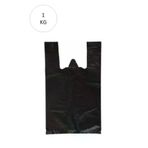 İsmiyle Al RT-RYL-HMR10978 Herşeytrend Siyah Atlet Poşet Küçük Boy 25X45 Cm Takriben 110 Adet 1 Kg