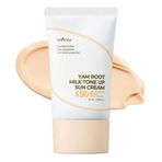 Isntree Yam Root Milk Tone Up Sun Cream Ton Eşitleyici SPF50+ 50 ml Vegan Güneş Kremi