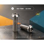 ISO 7380 A2 M5x16 Paslanmaz Bombe Baş İmbus
