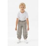 Isobel Isob Unisex Çocuk Lastikli Paraşüt Kumaş Pantolon 8-11 Yaş 7001 - Gri - 14 Yaş