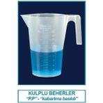Isolab 026.02.901 Beher - Kulplu - P.p - Kısa Form - Kabartma Skala - 1000 ml (1 Adet)