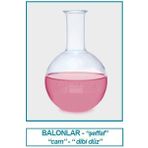 İsolab 029.01.901 Balon - Cam - Dibi Düz - 1000 Ml (10 Adet)