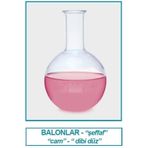 İsolab 029.01.910 Balon - Cam - Dibi Düz - 10000 Ml (1 Adet)
