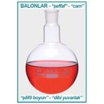 Isolab 030.02.053 Balon - Cam - Dibi Yuvarlak - Şilifli - 50 ml - NS29/32 (1 Adet)