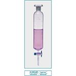 Isolab 031.06.500 Ayırma Hunisi - Cam - Silindirik - Dereceli - Ptfe Musluklu - 500 ml (1 Adet)