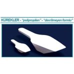 Isolab 037.30.901W Kürek P.p Dibi Düz 1000ML Beyaz 1 Adet