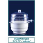 Isolab 039.12.250 Desikatör - Plastik - Vakumlu - Superior - 250 mm (1 Adet)