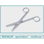 Isolab 048.24.160 Makas - Laboratuar Için - Küt/sivri - 160 mm (1 Adet)