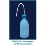 İsolab 062.05.05y Piset - P.e - Dar Boyun - 500 Ml - Sarı (1 Adet)