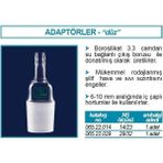 Isolab 065.22.029 Adaptör - Nozül - Düz - Musluksuz -Çap 10 mm - Erkek Şilif : Ns 29/32 (1 Adet)