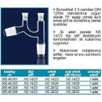 Isolab 065.46.001 Adaptör -Distilasyon-Claisen- DIŞI:NS14/23-ERKEK:NS14/23-AÇILI:NS14/23 (1 Adet)