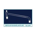 Isolab 065.53.029 Distilasyon Bağlantısı -Kondensersiz- ERKEK:NS29/32-DIŞI:NS14/23-350 mm (1 Adet)