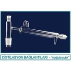 Isolab 065.55.003 Distilasyon Bağlantısı -Kondenserli- Standart - Erkek: Ns 29/32 - 250 mm (1 Adet)